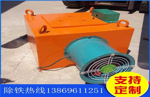 崗冷電磁除鐵器，重慶風(fēng)冷帶式電磁除鐵器_選型_重慶風(fēng)冷帶式電磁除鐵器工作原理_價格