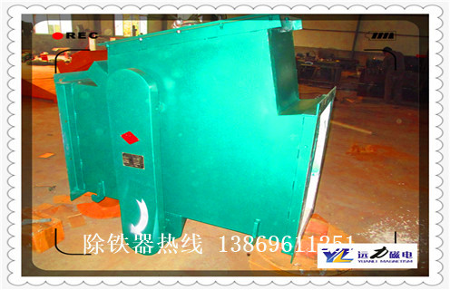 永磁管道除鐵器，中國(guó)永磁管道除鐵器 _遠(yuǎn)力廣東管道式粉料永磁除鐵器12000高斯_可定制工作原理_安裝示意圖
