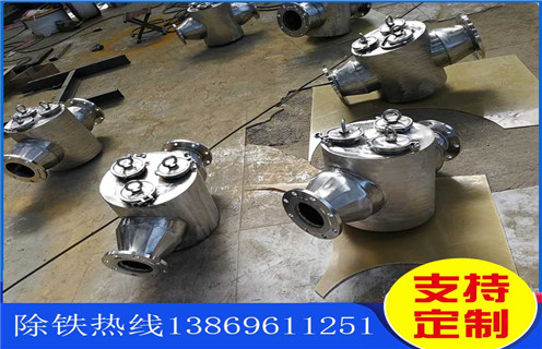 管道式永磁除鐵器，湖南管道式永磁除鐵器_遠力湖南管道式永磁除鐵器應(yīng)用安裝示意圖型12000高斯_可定制工作原理