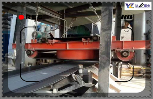 電磁自卸除鐵器，福建電磁自卸油冷除鐵器定做_福建電磁自卸油冷除鐵器定做廠家配件_型號及工作視頻  