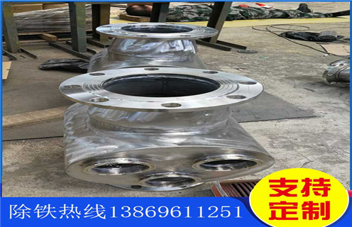 管道永磁除鐵器，成都管道永磁式除鐵器_成都管道永磁式除鐵器的動畫通過量計(jì)算應(yīng)用安裝示意圖型12000高斯_可定制工作原理
