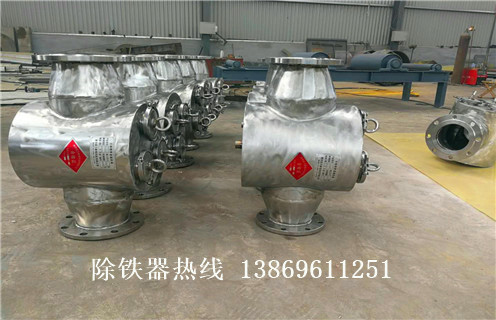 液體管道除鐵器，成都液體管道式除鐵器_遠力成都液體管道式除鐵器安裝說明書12000高斯 可定制工作原理_安裝示意圖